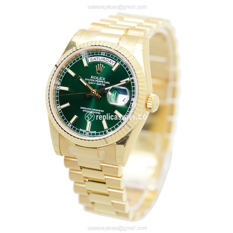 Rolex 118238GN DAY-DATE Automatic 18kt Yellow Gold
