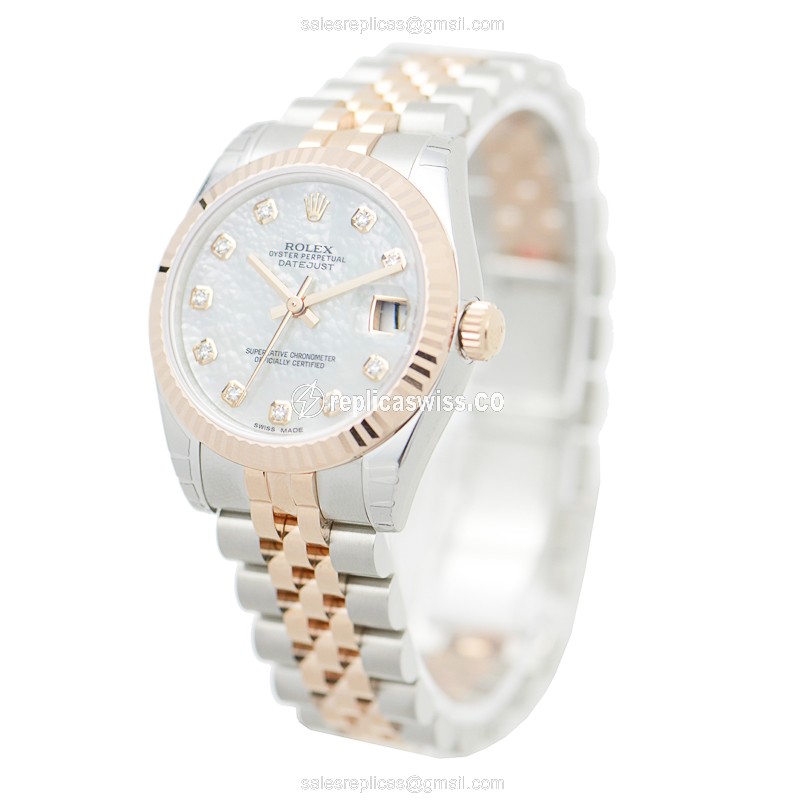 Rolex 178271NGWT LADY DATEJUST Automatic 18kt Rose Gold & Steel