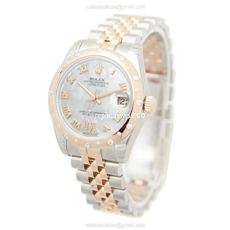 Rolex 178341NRVIDIA LADY DATEJUST Automatic 18kt Rose Gold & Steel