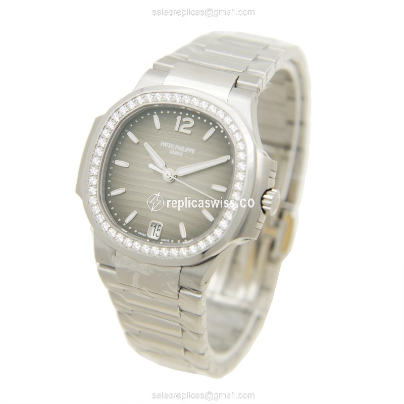 Patek Philippe 7018/1A-011 NAUTILUS Automatic Stainless Steel & Diamonds