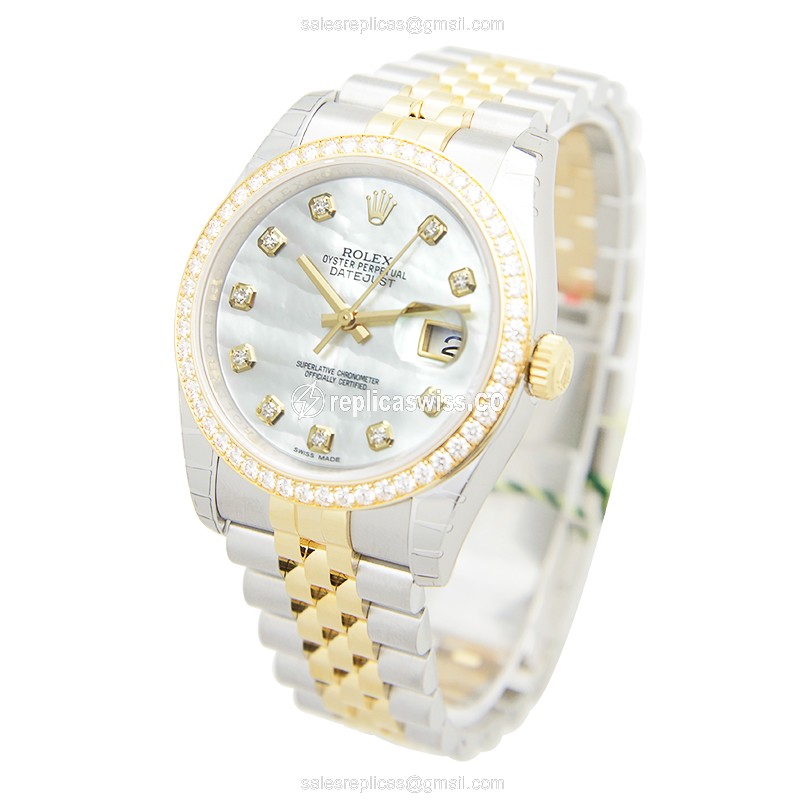 Rolex 116243 DATEJUST Automatic 18kt Gold & Diamond & Steel