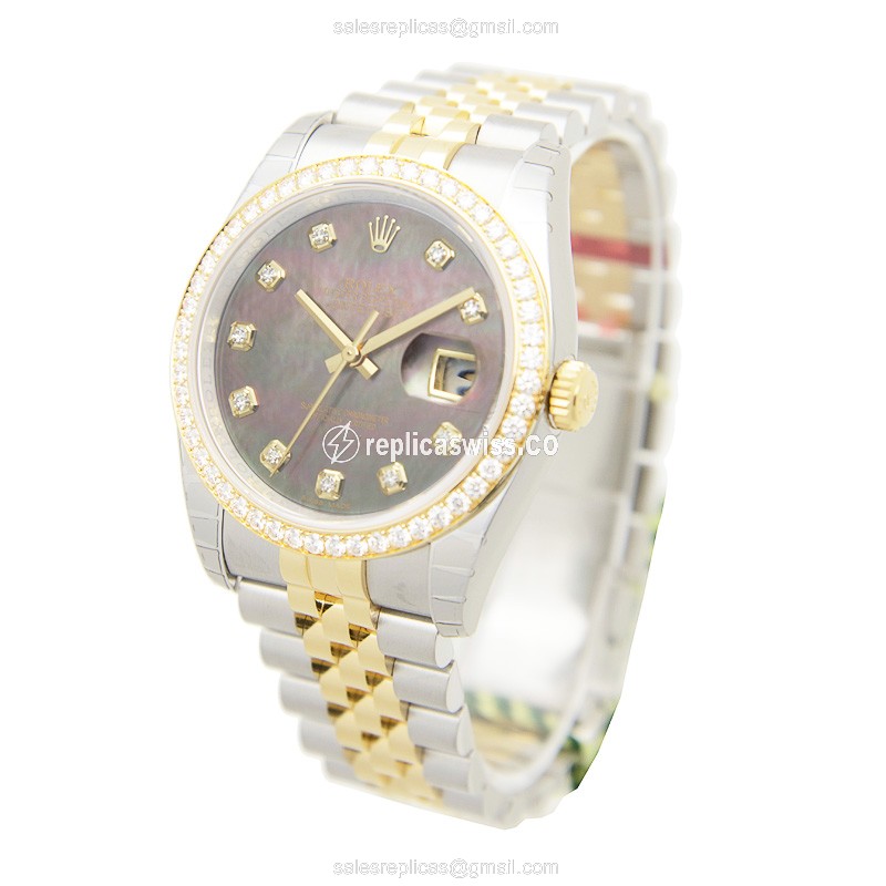 Rolex 116243 DATEJUST Automatic 18kt Gold & Diamond & Steel