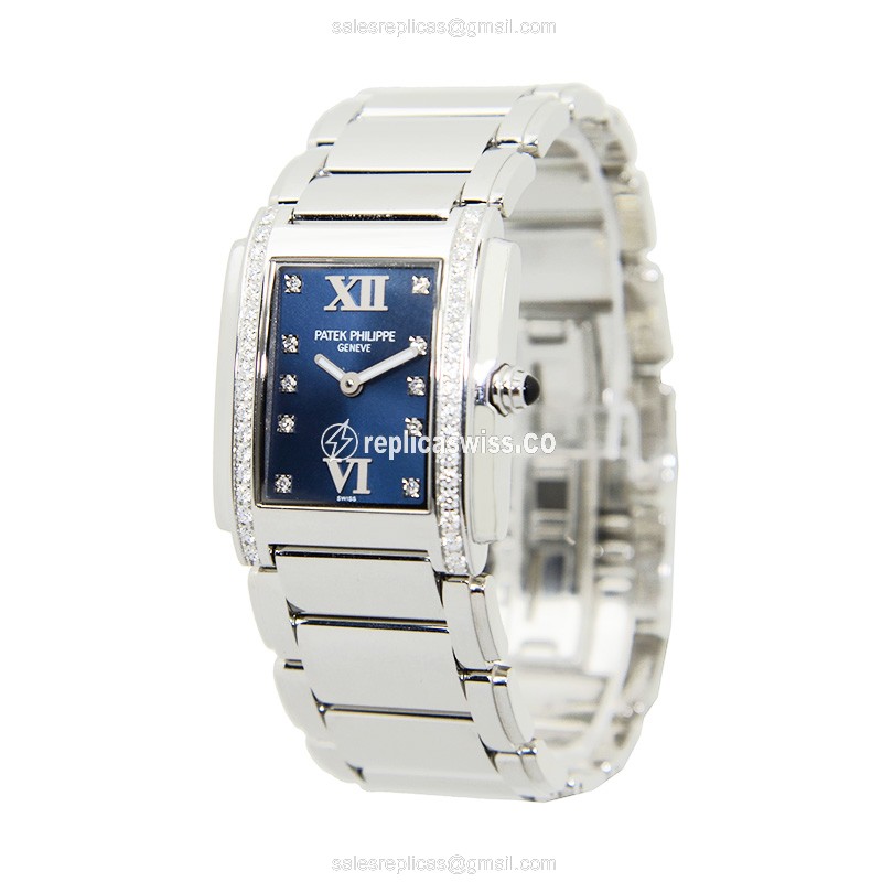 Patek Philippe 4910/10A-012 TWENTY-4 Quartz Stainless Steel & Diamonds