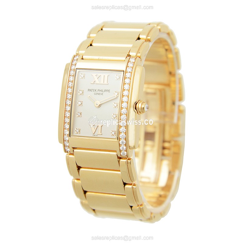 Patek Philippe 4910/11R-011 TWENTY-4 Quartz 18kt Rose Gold