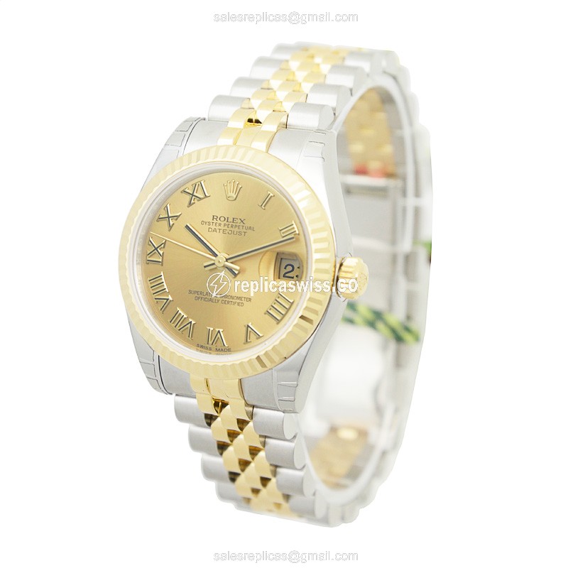 Rolex 178273CHRN LADY DATEJUST Automatic 18kt Gold & Steel
