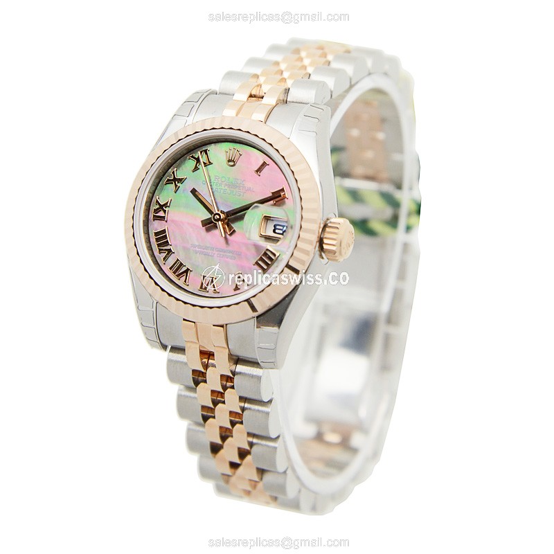 Rolex 179171NRBK LADY DATEJUST Automatic 18kt Rose Gold & Steel