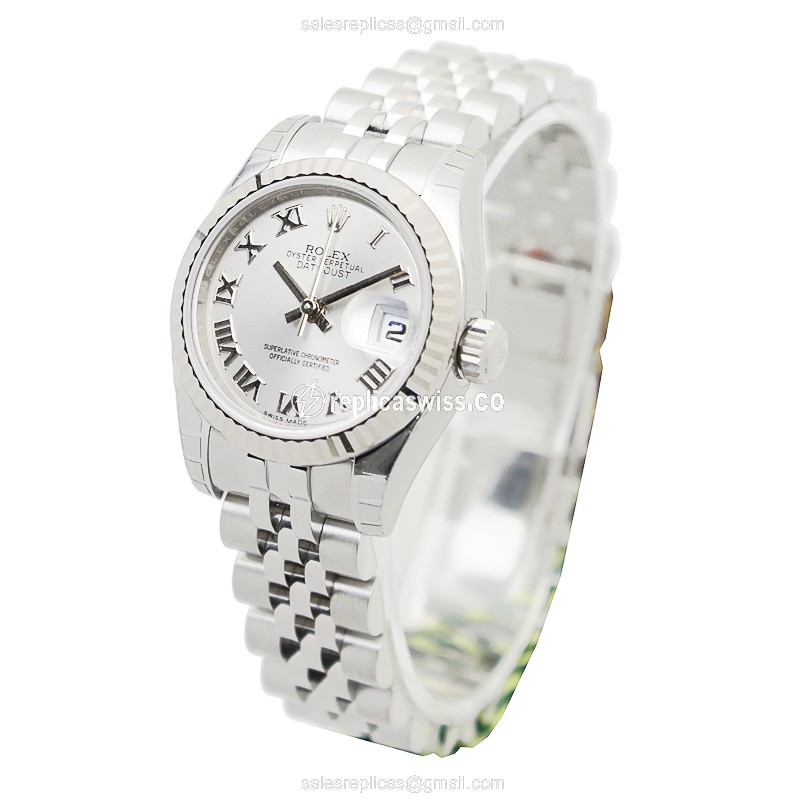 Rolex 179174SVRN_J LADY DATEJUST Automatic 18kt White Gold & Steel