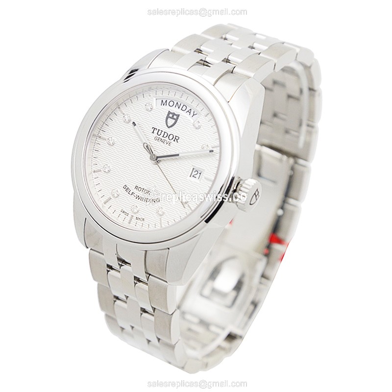 Tudor 56000-68060-10DI-SVCL GLAMOUR DATE Automatic Stainless Steel