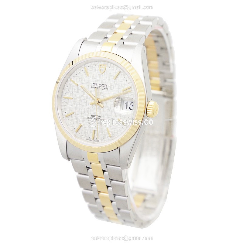 Tudor 74033-62473-SVCL PRICE DATE-DAY Automatic 18kt Gold & Steel