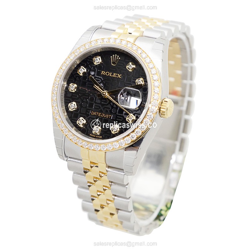 Rolex 116243J DATEJUST Automatic 18kt Gold & Diamond & Steel