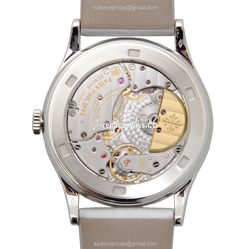 Patek Philippe 5077/100P-021 CALATRAVA Automatic 950 Platinum & Diamonds