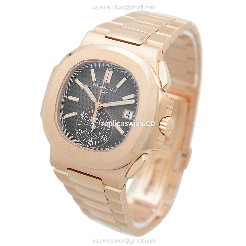 Patek Philippe 5980/1R-001 NAUTILUS Automatic 18kt Rose Gold