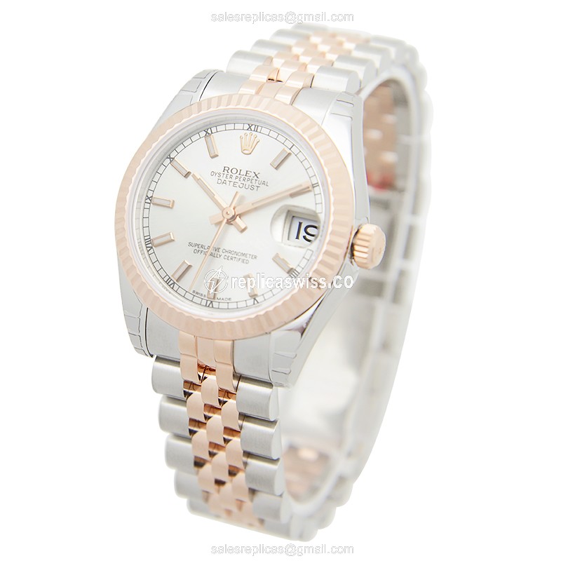 Rolex 178271SV_J LADY DATEJUST Automatic 18kt Rose Gold & Steel