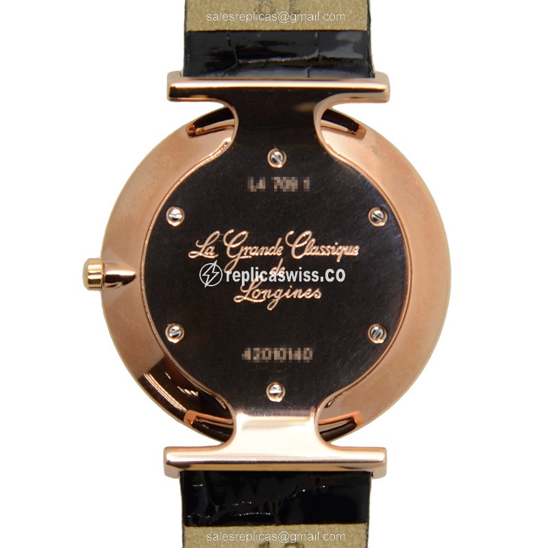 Longines L4.709.1.91.2 LA GRANDE Quartz 18kt Rose Gold