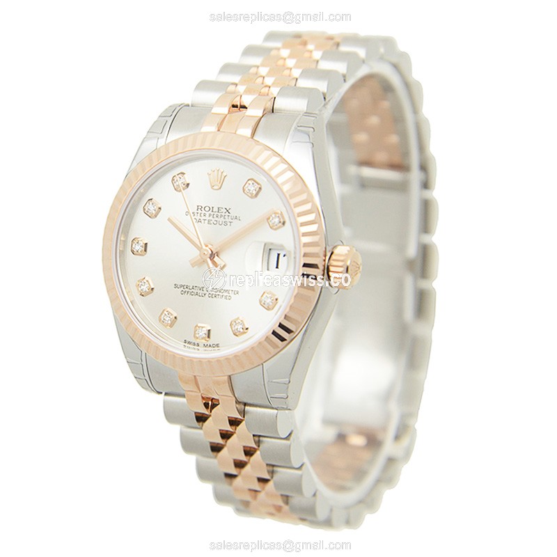 Rolex 178271GSV LADY DATEJUST Automatic 18kt Rose Gold & Steel