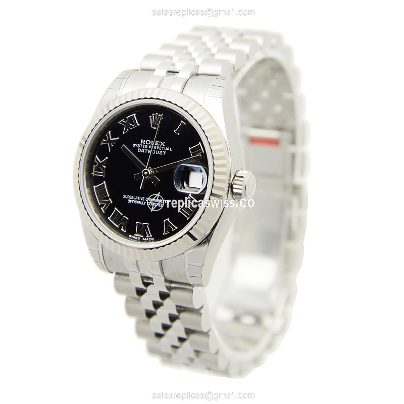 Rolex 178274-0079 LADY DATEJUST Automatic 18kt White Gold & Steel