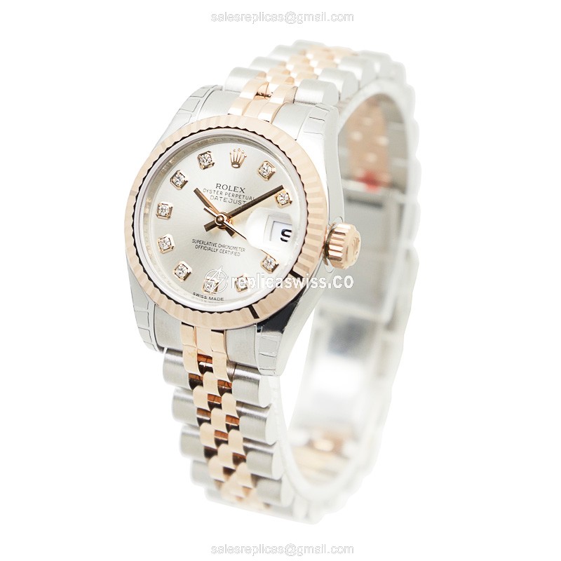 Rolex 179171GSV LADY DATEJUST Automatic 18kt Rose Gold & Steel