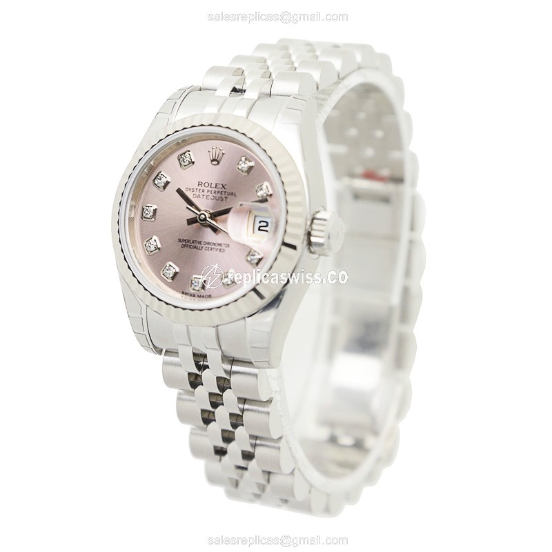 Rolex 179174GPK LADY DATEJUST Automatic 18kt White Gold & Steel