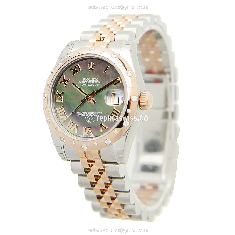 Rolex 178341BKMOPRN_J LADY DATEJUST Automatic 18kt Rose Gold & Steel