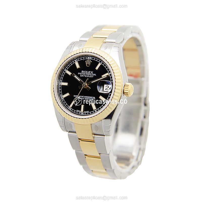 Rolex 178273BK_O LADY DATEJUST Automatic 18kt Gold & Steel