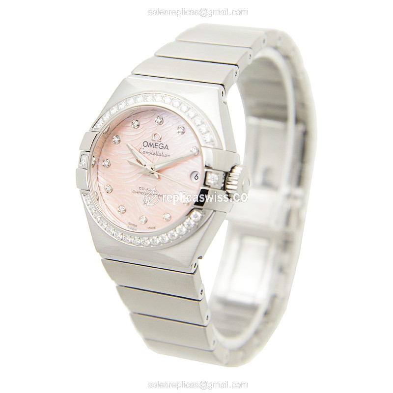 Omega 123.15.27.20.57.002 CONSTELLATION Automatic Stainless Steel & Diamonds
