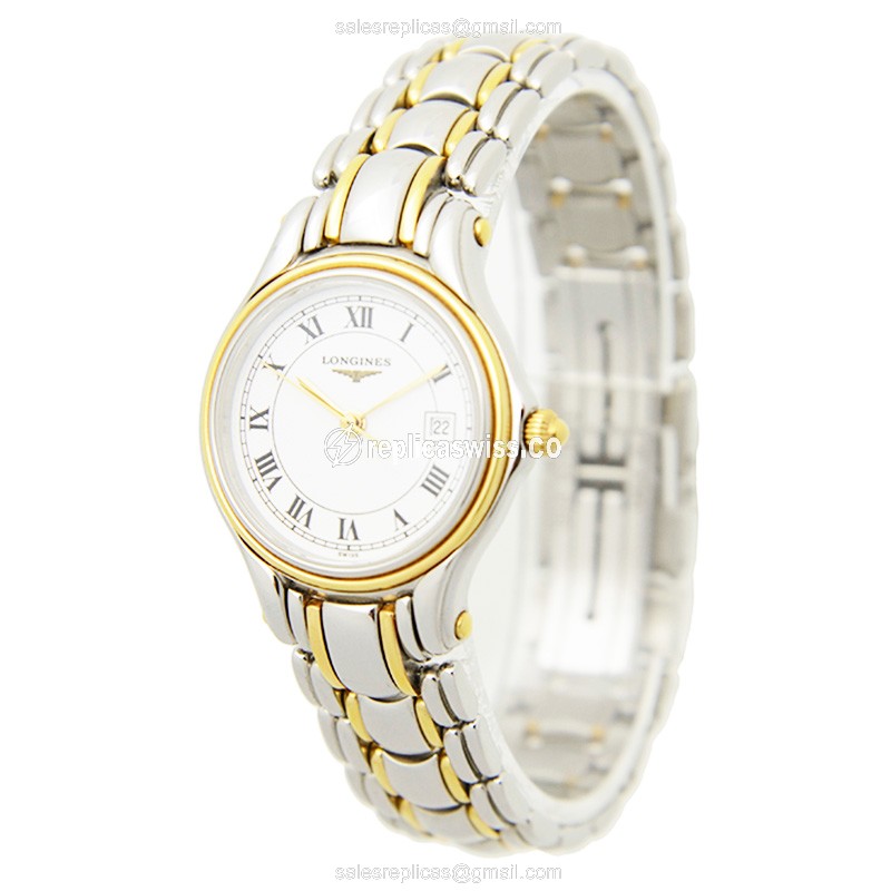 Longines L3.106.5.10.6 CONQUEST Quartz 18kt Gold & Steel