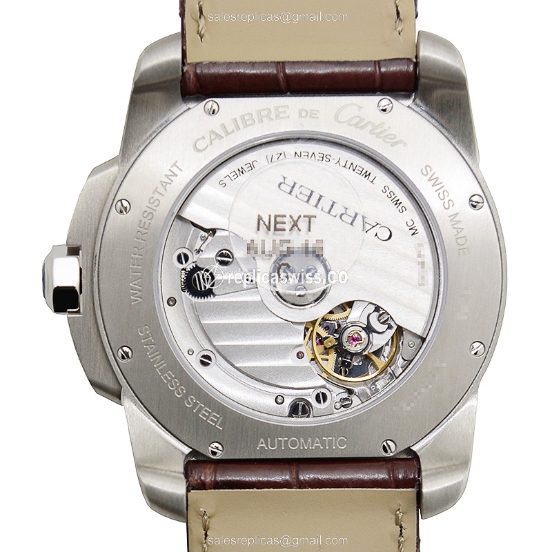 Cartier W2CA0002 CALIBRE DE CARTIER Automatic 18kt Rose Gold & Steel