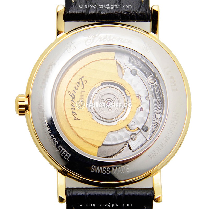 Longines L4.921.2.11.2 PRESENCE Automatic PVD Gold