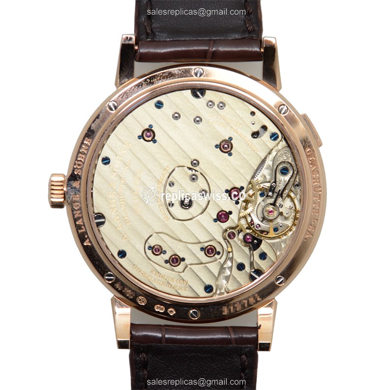 A Lange & Sohne 117.032 GRAND LANGE Manual Wind 18kt Rose Gold