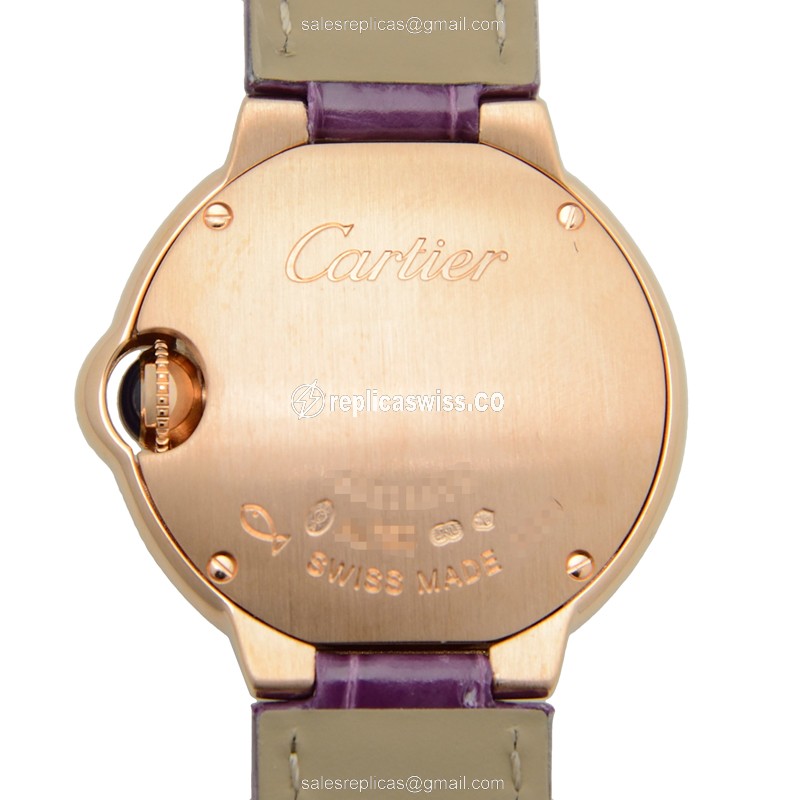 Cartier WJBB0019 BALLON BLEU Quartz 18kt Rose Gold