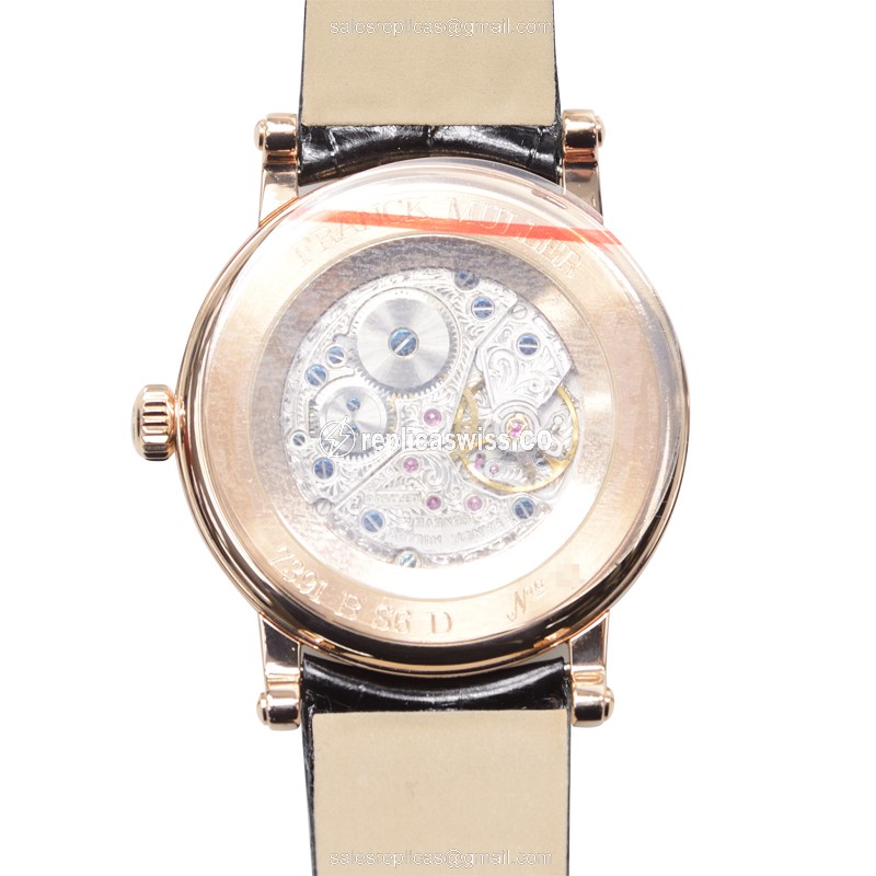 Franck Muller 7391 B S6 D (5N) VINTAGE Automatic 18kt Rose Gold & Diamonds