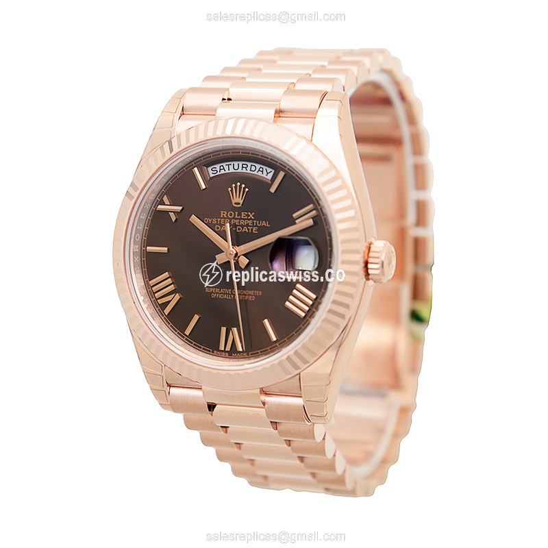 Rolex 228235-0002 DAY-DATE Automatic 18kt Rose Gold
