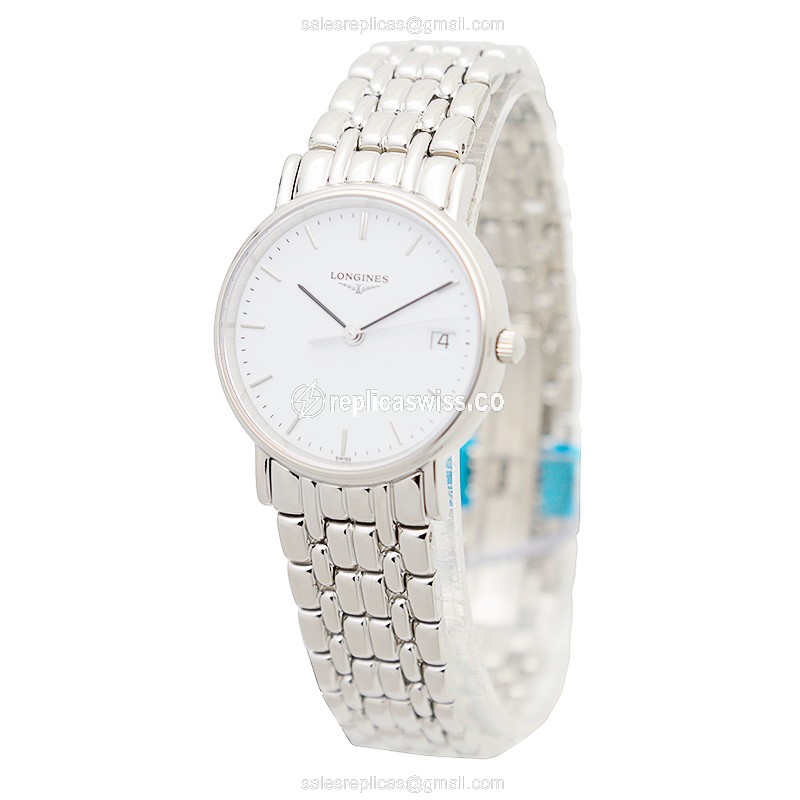Longines L4.320.4.12.6 PRESENCE Quartz Stainless Steel