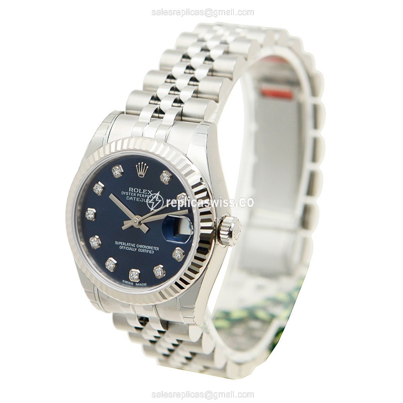 Rolex 178274-0048 LADY DATEJUST Automatic 18kt White Gold & Steel