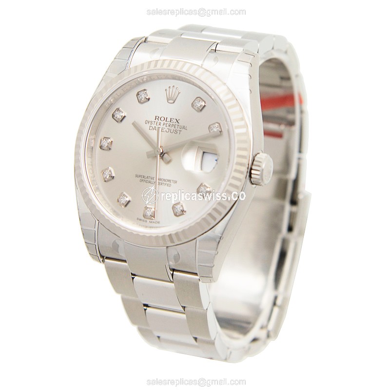 Rolex 116234G DATEJUST Automatic 18kt White Gold & Steel