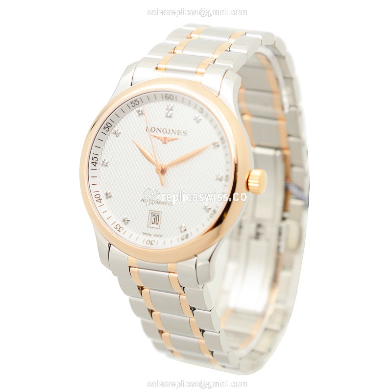 Longines L2.628.5.97.7 MASTER Automatic 18kt Rose Gold & Steel