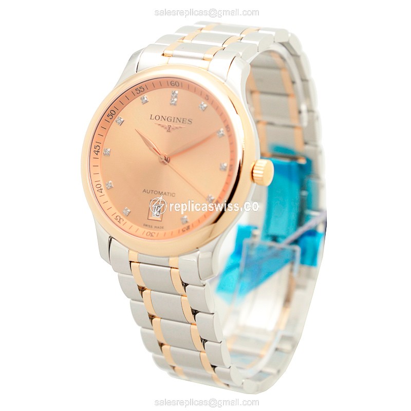 Longines L2.628.5.99.7 MASTER Automatic 18kt Rose Gold & Steel