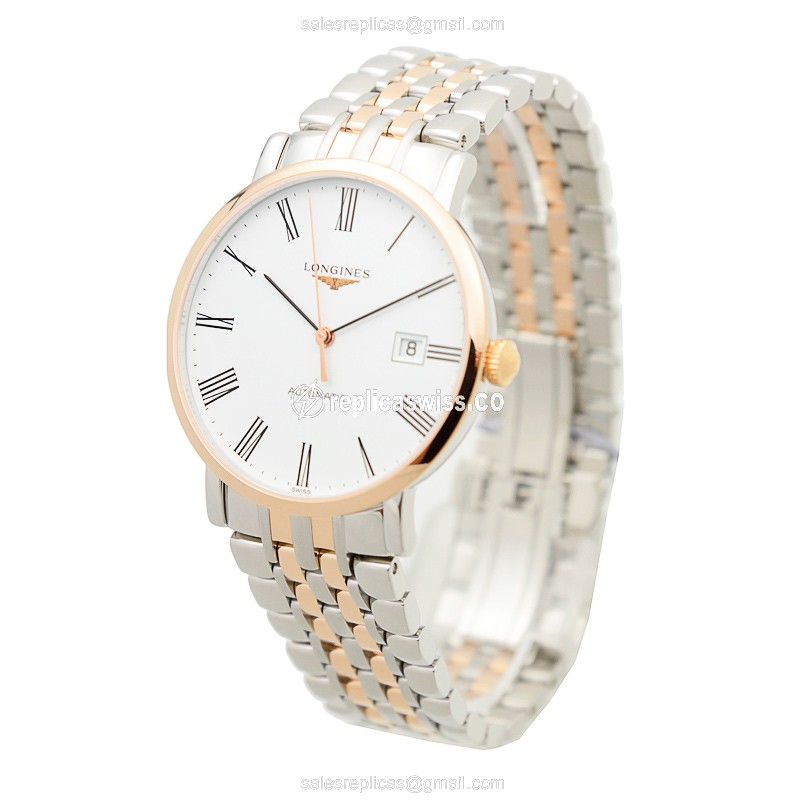 Longines L4.910.5.11.7 ELEGANT Automatic 18kt Rose Gold & Steel