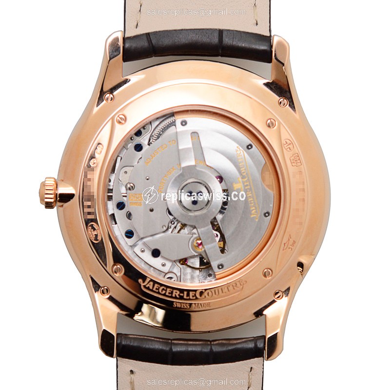 Jaeger-Lecoultre Q1302501 MASTER ULTRA THIN Automatic 18kt Rose Gold & Diamonds
