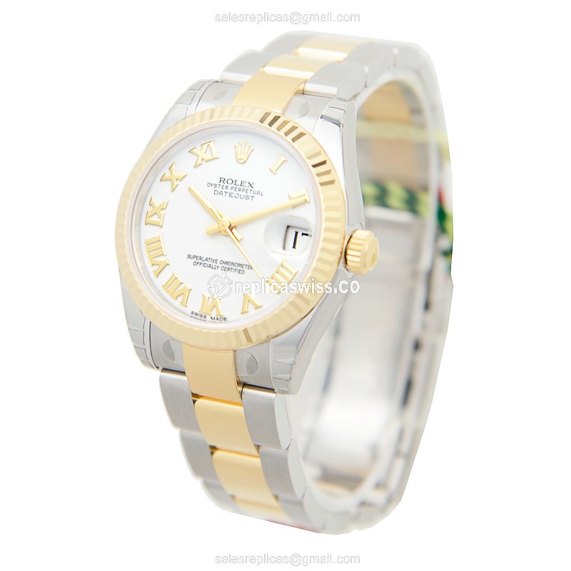 Rolex 178273WTRN_O LADY DATEJUST Automatic 18kt Gold & Steel