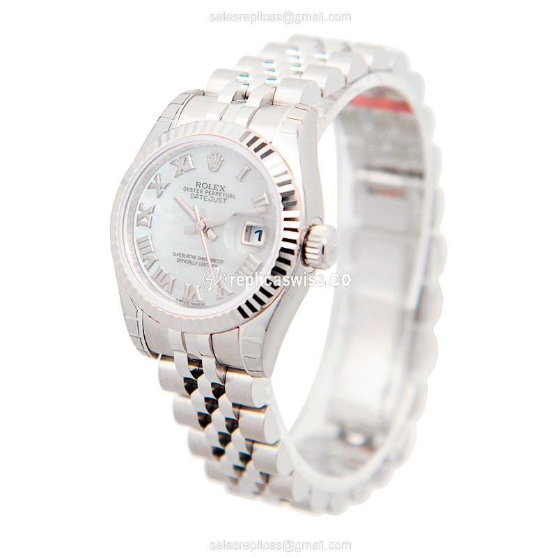 Rolex 179174NR_J LADY DATEJUST Automatic 18kt White Gold & Steel