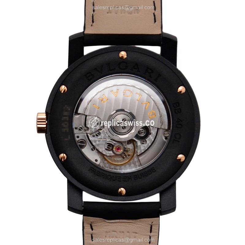 Bulgari BBP40BCGLD BULGARI Automatic Carbon Fiber