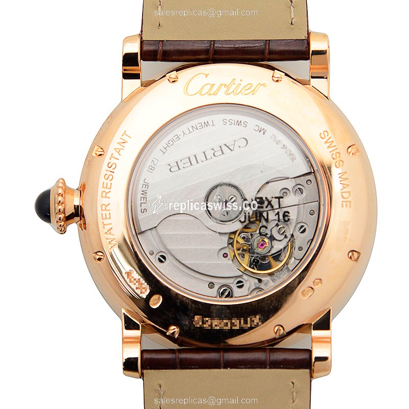 Cartier W1556240 ROTONDE DE CARTIER Automatic 18kt Rose Gold