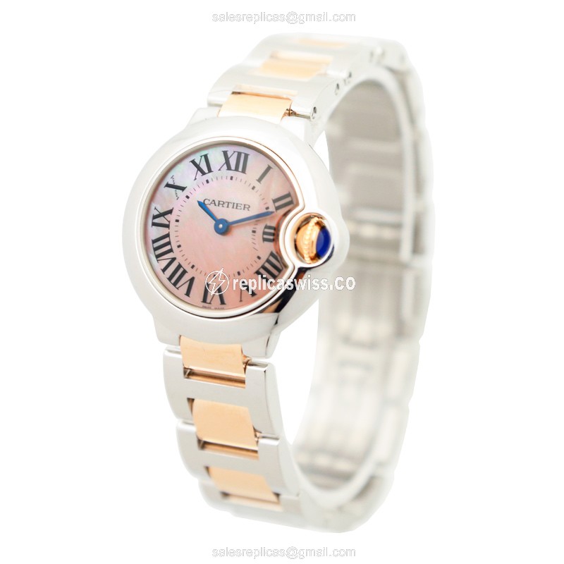 Cartier W2BB0009 BALLON BLEU Quartz 18kt Rose Gold