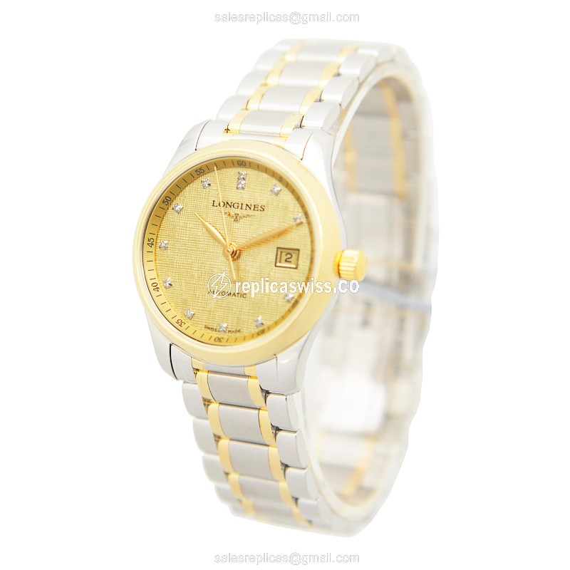 Longines L2.257.5.38.7 MASTER Automatic Gold-Plated & Stainless Steel