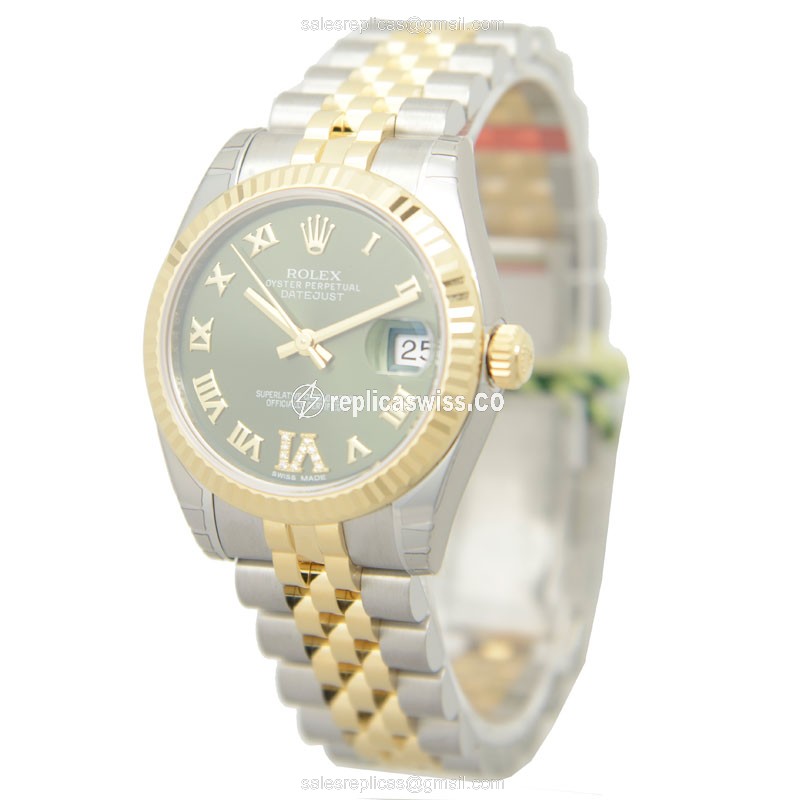 Rolex 178273GNRNVIDIA LADY DATEJUST Automatic 18kt Gold & Steel