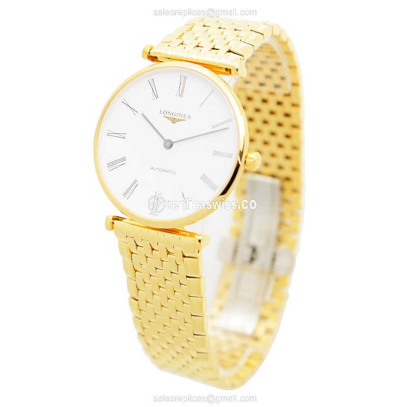 Longines L4.908.2.11.8 LA GRANDE Automatic Gold-Plated & Stainless Steel