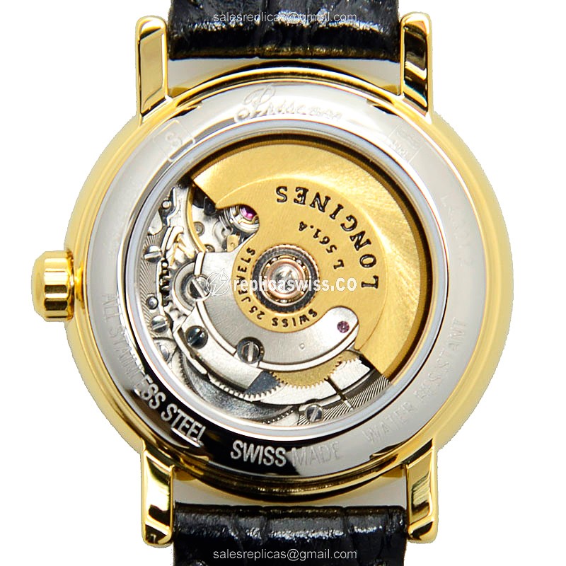Longines L4.321.2.11.2 PRESENCE Automatic Gold-Plated & Stainless Steel