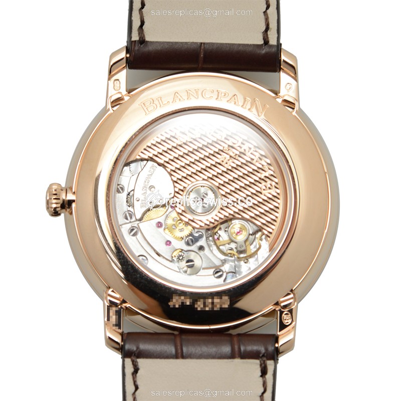 Blancpain 6654-3613-55B VILLERET Automatic 18kt Rose Gold