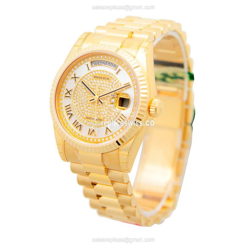 Rolex 118238NRZ DAY-DATE Automatic 18kt Gold & Steel